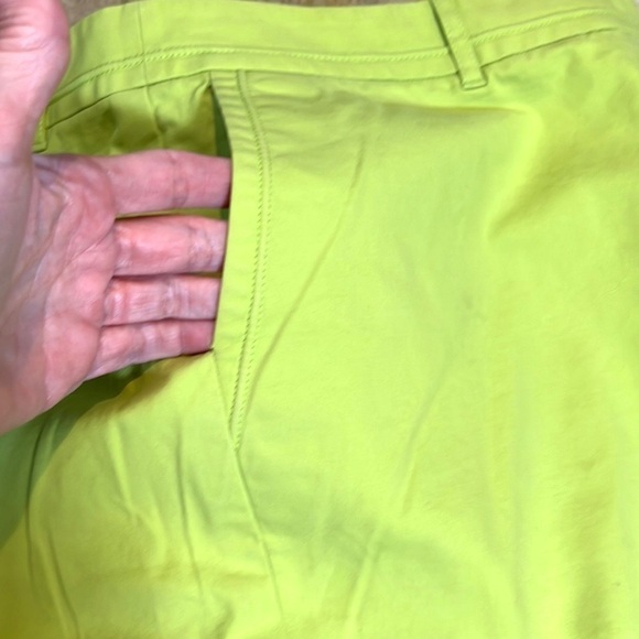 💚Layfayette 148, New York, Luxury Lime Shorts, Ex. Condition,The Gold Standard! - Picture 4 of 8